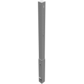 Barrier posts | Steel tube 70 x 70 mm | removable, with Euro profile cylinder lock | hot-dip galvanized | with 1 eyelet